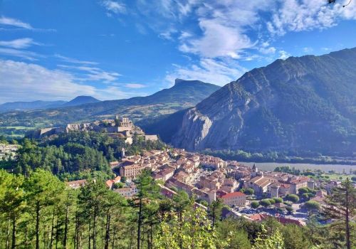 Sisteron depuis le sentier botanique