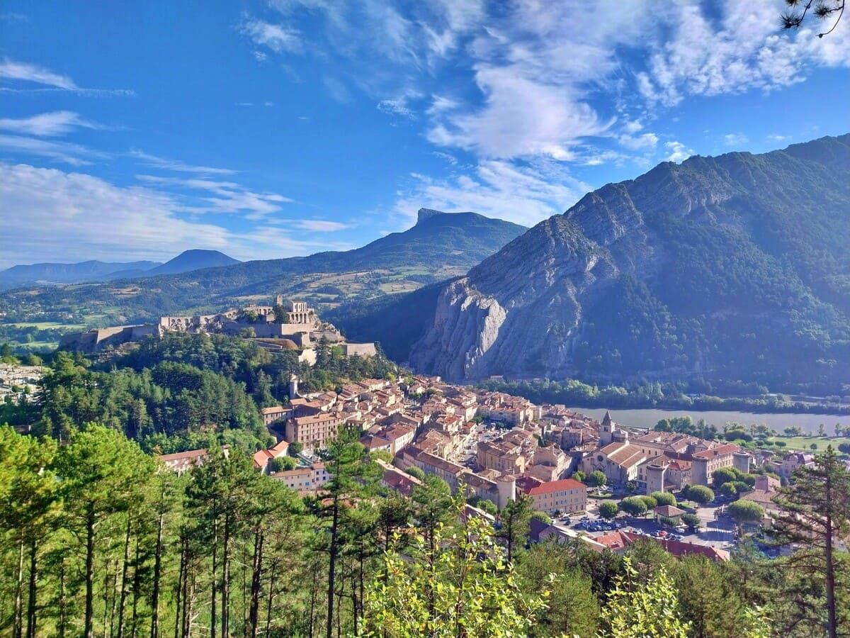 Sisteron depuis le sentier botanique